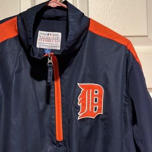 Sports By Carl Banks - Detroit Tigers Quarter-Zip Windbreaker